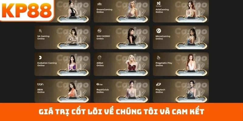 Về chúng tôi 3 Giá trị cốt lõi về chúng tôi và cam kết