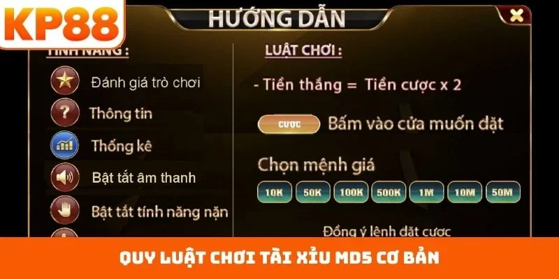 Tài Xỉu MD5 - 4 Mẹo Nâng Tầm Đẳng Cấp Thư Giãn Thoải Mái 1 Quy luật chơi Tài Xỉu MD5 cơ bản