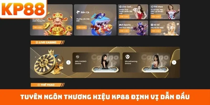Tuyên ngôn thương hiệu KP88 định vị dẫn đầu